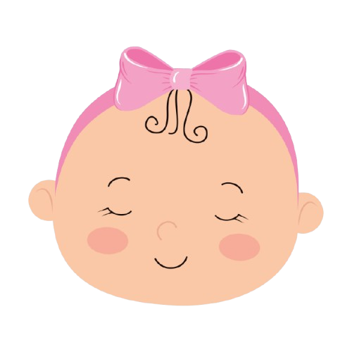 Cute baby head